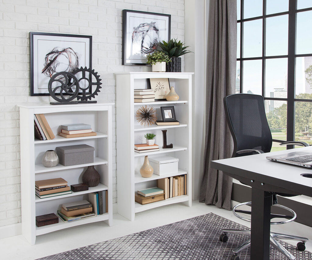 Hampton 48'' Shaker Bookcase Woody's Furniture